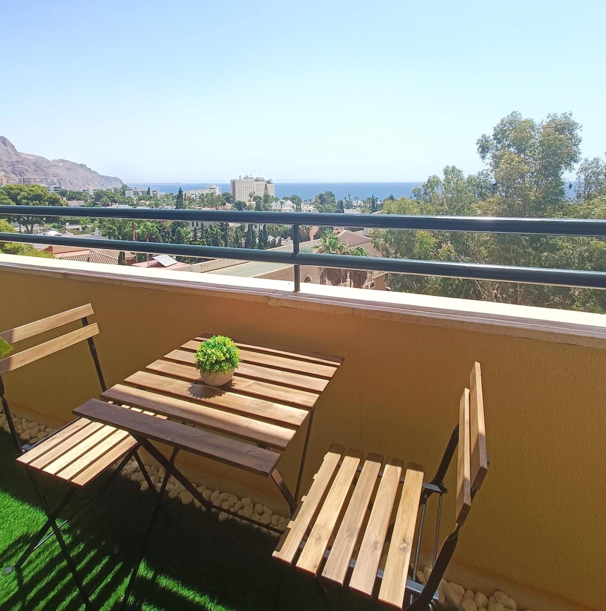 Geminis 504 Suite Con Terraza Y Vistas Al Mar Aguadulce  Kültér fotó